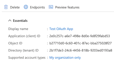 Azure OIDC client id