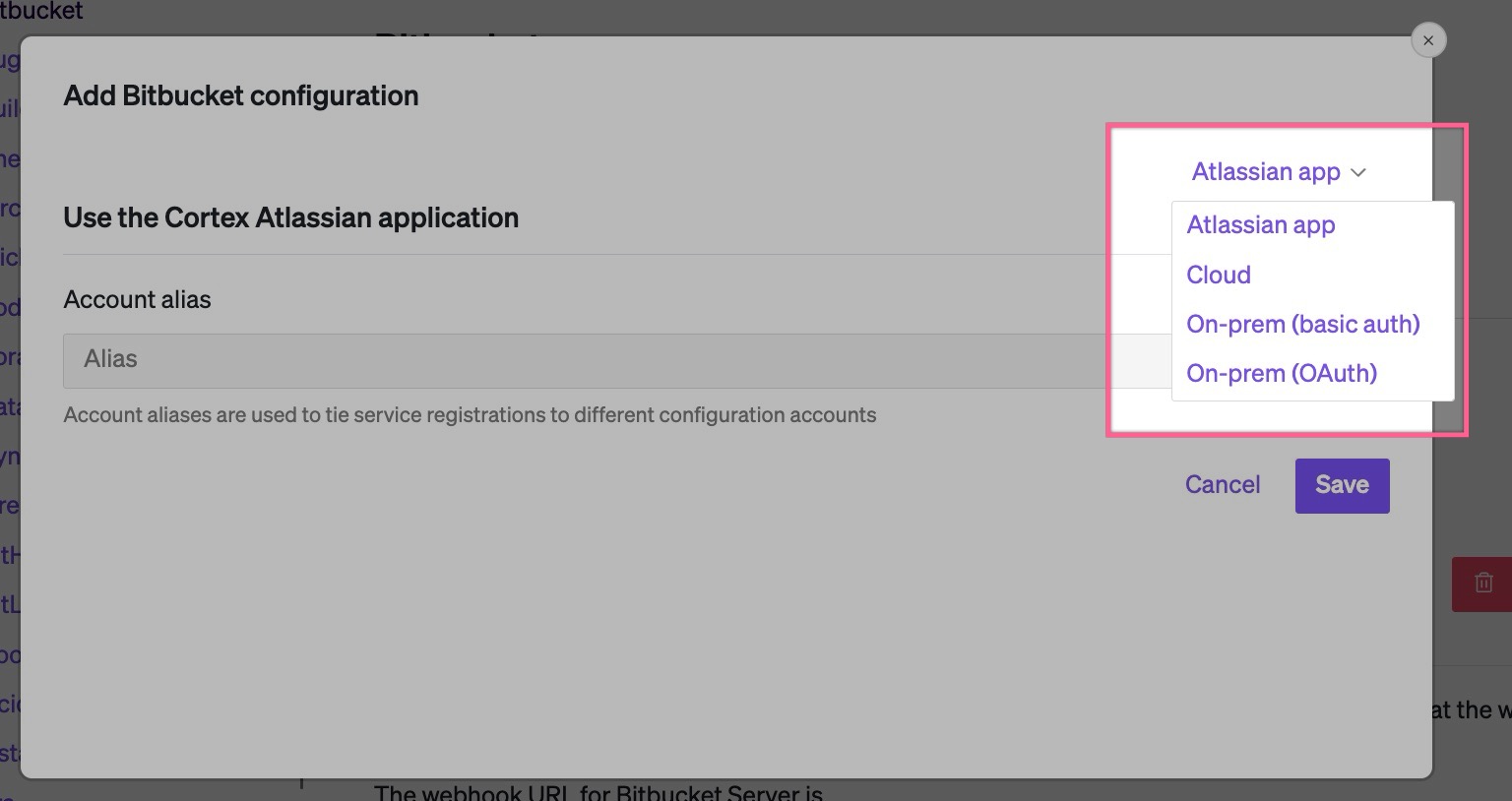 Choose an integration method for Bitbucket