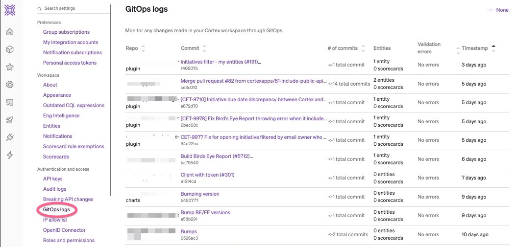 git log 2