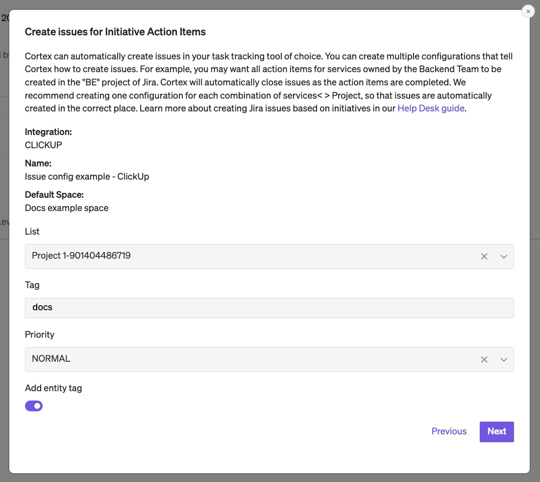 issue config 7