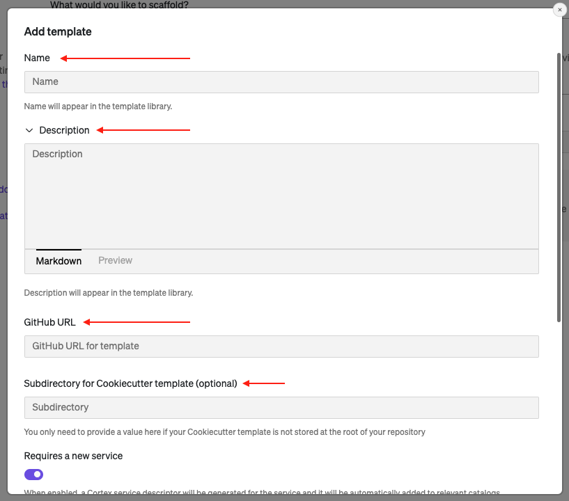 scaffolder template 3